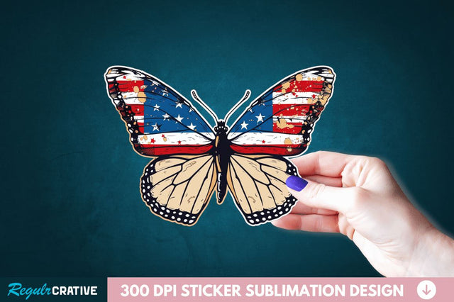 4th Of July Sticker Clipart Sublimation Regulrcrative 