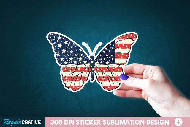 4th Of July Sticker Clipart Sublimation Regulrcrative 