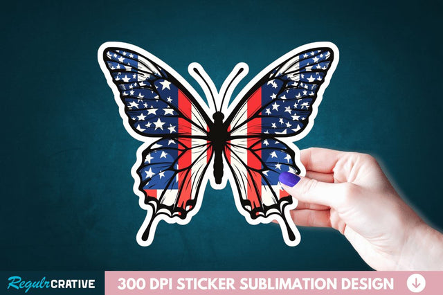 4th Of July Sticker Clipart Sublimation Regulrcrative 