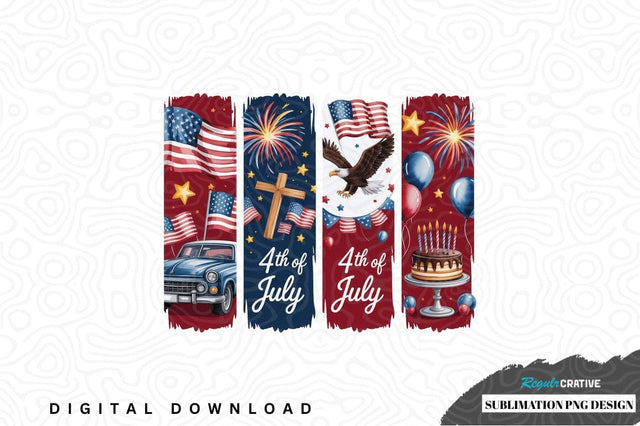 4th of july sublimation png design set Sublimation Regulrcrative 