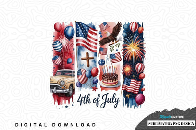 4th of july sublimation png design Sublimation Regulrcrative 
