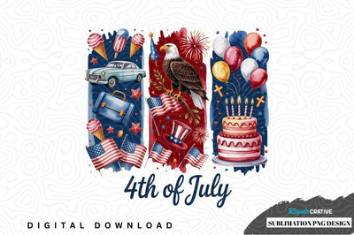 4th of july sublimation png design Sublimation Regulrcrative 