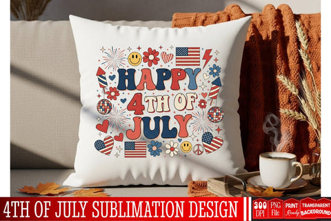 4th of July Sublimation PNG, Happy 4th PNG, Patriotic PNG, America PNG, July 4th Clipart, USA Sublimation, Red White Blue SVG, Freedom PNG, Independence Day PNG, Fireworks PNG Sublimation BlackCatsMedia 