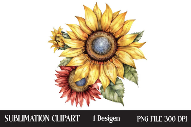 4th of July Sunflower Clipart,Illustrator Clipart,Quotes and Sayings,Food & Drink,On Sale, Print & Cut Sublimation Newmockups 