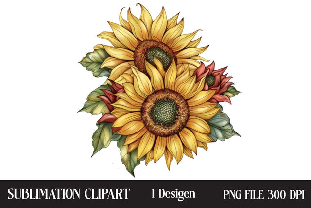 4th of July Sunflower Clipart,Illustrator Clipart,Quotes and Sayings,Food & Drink,On Sale, Print & Cut Sublimation Newmockups 