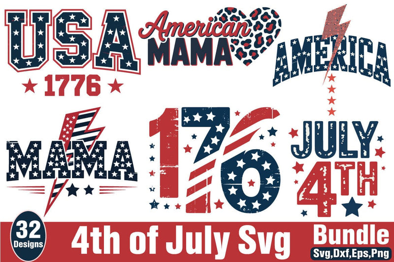 4th of July SVG Bundle SVG Angelina750 