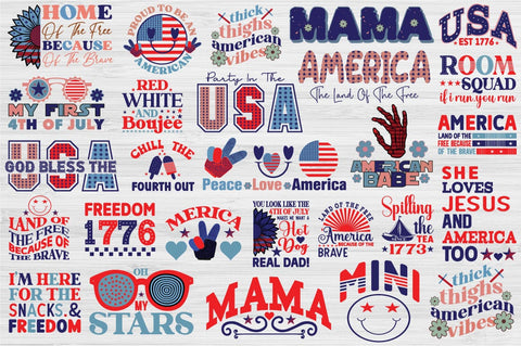 4th of July SVG Bundle SVG Angelina750 