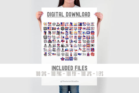 4th of july svg bundle SVG TonisArtStudio 