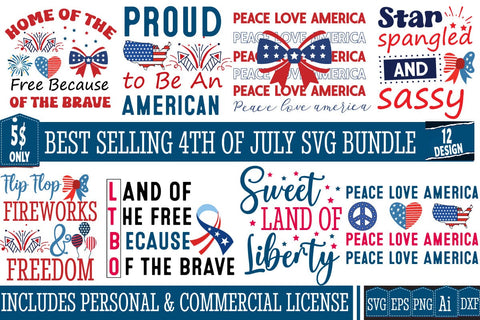 4th Of July SVG Bundle,Fourth Of July SVG Bundle,4th Of July Sublimation Bundle,Patriotic SVG Design,American t-Shirt Design,American Flag SVG Design,4th of July Shirt Bundle ,4th Of July Strikers Bundle SVG BlackCatsMedia 