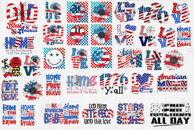 4th of July SVG Bundle,July 4th SVG, fourth of july svg, independence day svg, patriotic svg SVG DesignDestine 