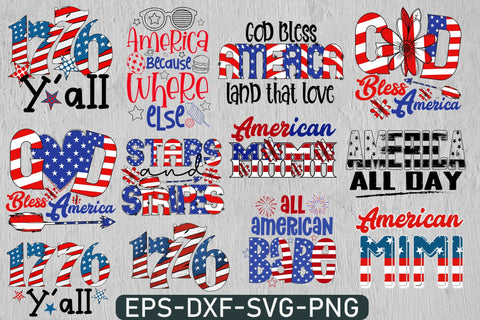 4th of July SVG Bundle,July 4th SVG, fourth of july svg, independence day svg, patriotic svg SVG DesignDestine 