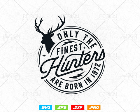 50 Years Old Deer Hunter Hunting 50th Birthday Svg Png, Outdoors Deer Hunting Clipart Gifts for Men Svg Files for Cricut, Instant Download SVG DesignDestine 