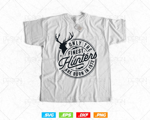 50 Years Old Deer Hunter Hunting 50th Birthday Svg Png, Outdoors Deer Hunting Clipart Gifts for Men Svg Files for Cricut, Instant Download SVG DesignDestine 