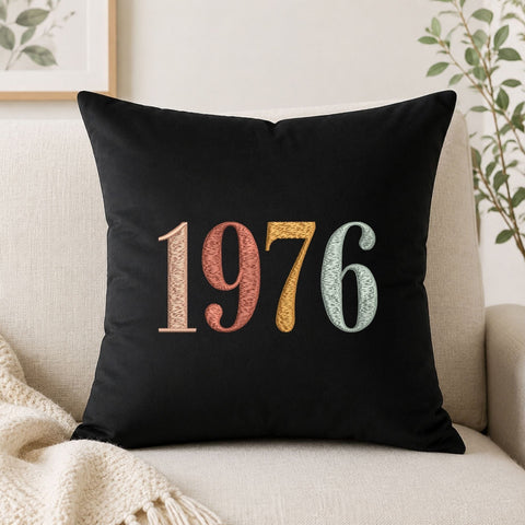 50th Birthday Embroidery File, Born in 1976 Birthday Gift, 1976 Machine Embroidery Design Embroidery/Applique DESIGNS PatternFeed8 