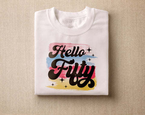 50th Birthday Sublimation Designs Bundle, 6 50th Birthday PNG Files, Hello Fifty PNG, It Took 50 Years To Look This Good PNG, Cheers To 50 Years PNG, 50 And Fabulous PNG Sublimation HappyDesignStudio 