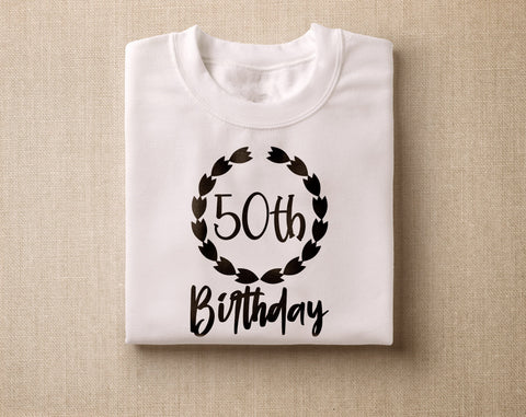 50th Birthday SVG Bundle, 6 Designs, 50 And Fabulous SVG, Cheers To 50 Years SVG, Hello Fifty SVG, It Took 50 Years To Look This Good SVG SVG HappyDesignStudio 
