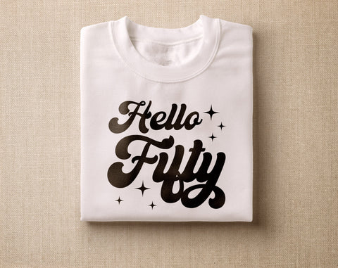 50th Birthday SVG Bundle, 6 Designs, 50 And Fabulous SVG, Cheers To 50 Years SVG, Hello Fifty SVG, It Took 50 Years To Look This Good SVG SVG HappyDesignStudio 