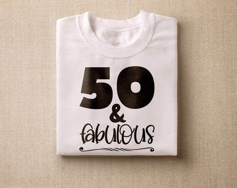50th Birthday SVG Bundle, 6 Designs, 50 And Fabulous SVG, Cheers To 50 Years SVG, Hello Fifty SVG, It Took 50 Years To Look This Good SVG SVG HappyDesignStudio 