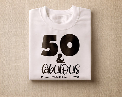 50th Birthday SVG Bundle, 6 Designs, 50 And Fabulous SVG, Cheers To 50 Years SVG, Hello Fifty SVG, It Took 50 Years To Look This Good SVG SVG HappyDesignStudio 