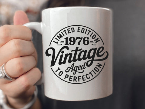 50th Birthday SVG, Vintage 1976 Design, Custom Birthday Svg Bundle SVG DesignDestine 