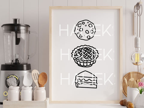 55 Cute Bakery SVG Design Set SVG HalieKStudio 
