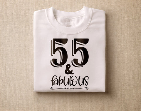 55th Birthday SVG Bundle, 6 Designs, 55th Birthday Shirt SVG, 55 And Fabulous SVG, Cheers To 55 Years SVG, Legend Since 1971 SVG, Vintage 1971 SVG SVG HappyDesignStudio 