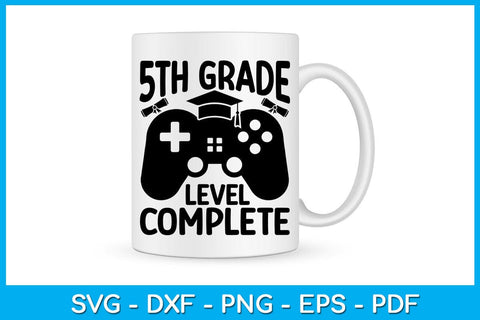 5th Grade Level Complete Graduation SVG PNG PDF Cut File SVG Creativedesigntee 