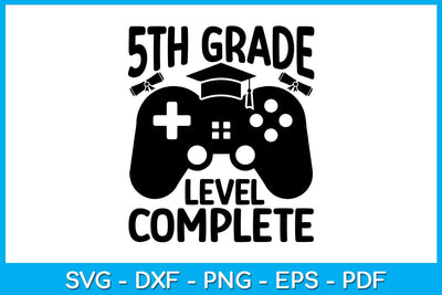5th Grade Level Complete Graduation SVG PNG PDF Cut File SVG Creativedesigntee 