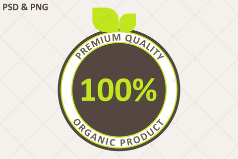 5x Editable Label Organic Food Signs Sublimation Karma Genie Graphics 