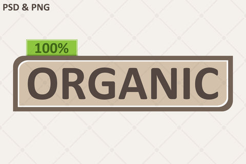 5x Editable Label Organic Food Signs Sublimation Karma Genie Graphics 