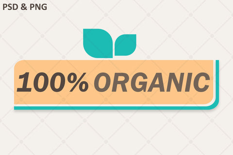 5x Editable Label Organic Food Signs Sublimation Karma Genie Graphics 