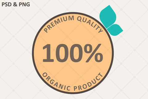 5x Editable Label Organic Food Signs Sublimation Karma Genie Graphics 