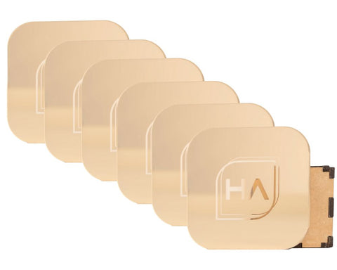 6 12 x 19 in Sheets, 1/8" Pale Gold Mirror Acrylic Sheets Physical Houston Acrylic 