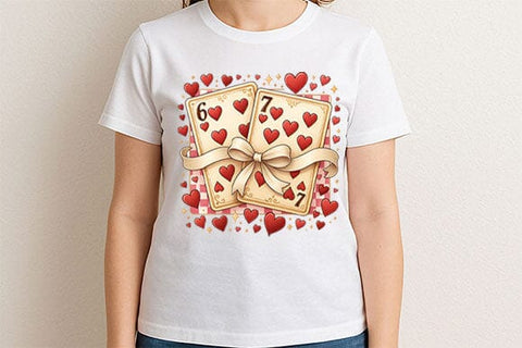 6 & 7 of Hearts Love PNG SVG BillahCrafts 