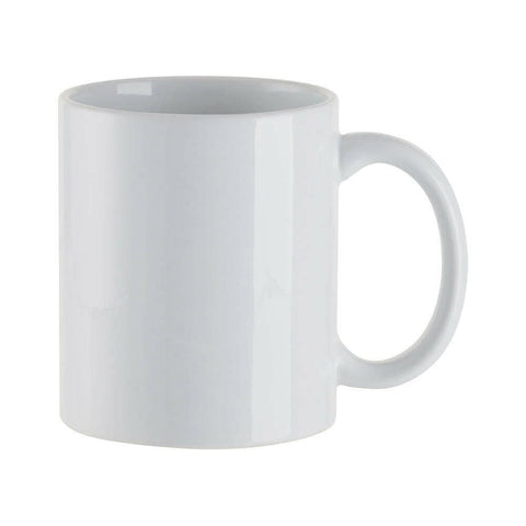 6 Pack 11oz Ceramic Sublimation Mugs | Craft Express White Glossy Sublimation Blanks Physical Craft Express 