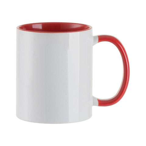 6 Pack 11oz Ceramic Sublimation Mugs | Craft Express White Glossy Sublimation Blanks Physical Craft Express 