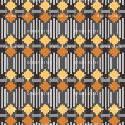 60s 70s Mid Century Modern Retro Geometric Pattern Digital Paper Digital Pattern Karma Genie Graphics 