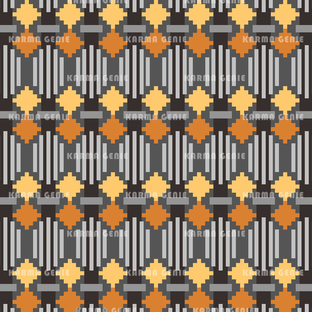 60s 70s Mid Century Modern Retro Geometric Pattern Digital Paper Digital Pattern Karma Genie Graphics 