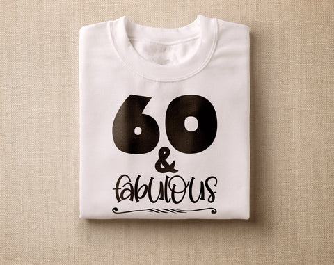 60th Birthday SVG Bundle, 6 Designs, 60 And Fabulous SVG, Hello Sixty SVG, It Took 60 Years To Look This Good SVG, Cheers To 60 Years SVG SVG HappyDesignStudio 