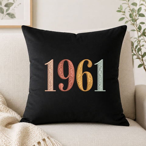 65th Birthday Embroidery File, Born in 1961 Birthday Gift, 1961 Machine Embroidery Design Embroidery/Applique DESIGNS PatternFeed8 