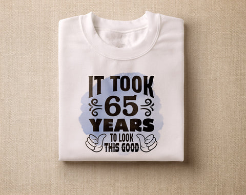 65th Birthday Sublimation Designs Bundle, 6 65th Birthday PNG Files, 65 And Fabulous PNG, Cheers To 65 Years PNG, Hello Sixty Five PNG, Vintage 1960 PNG Sublimation HappyDesignStudio 