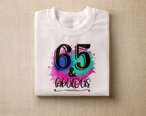 65th Birthday Sublimation Designs Bundle, 6 65th Birthday PNG Files, 65 And Fabulous PNG, Cheers To 65 Years PNG, Hello Sixty Five PNG, Vintage 1960 PNG Sublimation HappyDesignStudio 