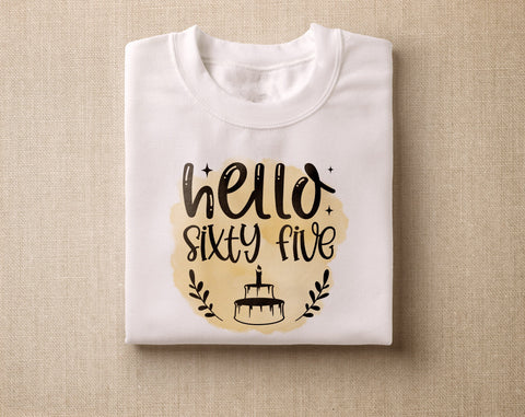 65th Birthday Sublimation Designs Bundle, 6 65th Birthday PNG Files, 65 And Fabulous PNG, Cheers To 65 Years PNG, Hello Sixty Five PNG, Vintage 1961 PNG Sublimation HappyDesignStudio 