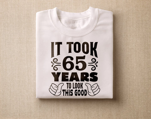65th Birthday SVG Bundle, 6 Designs, 65th Birthday Shirt SVG, 65 And Fabulous SVG, Cheers To 65 Years SVG, Legend Since 1961 SVG, Vintage 1961 SVG SVG HappyDesignStudio 