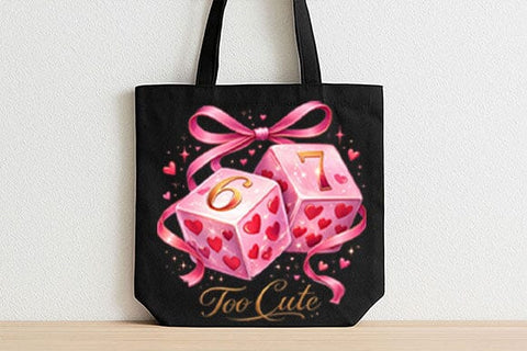 67 Too Cute Valentine PNG Love Dice Heart Sublimation Design SVG BillahCrafts 