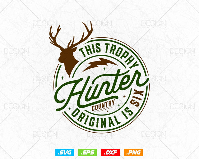 6th Birthday Party Gifts 6 Years Kids Deer Hunting Svg Png, Duck Hunting Gifts for Men, Svg Files for Cricut Silhouette, Instant Download SVG DesignDestine 