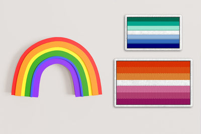 7 Color Striped Pride Flag ITH Feltie Applique Embroidery Embroidery/Applique DESIGNS Risa Rocks It 