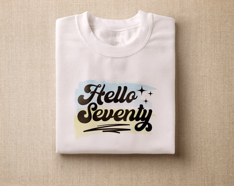 70th Birthday Sublimation Designs Bundle, 6 70th Birthday PNG Files, 70 And Fabulous PNG, Hello Seventy PNG, It Took 70 Years To Look This Good PNG Sublimation HappyDesignStudio 