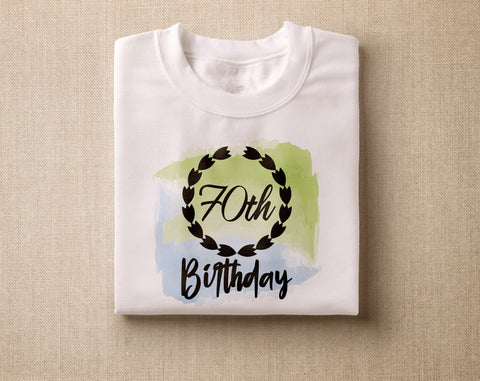 70th Birthday Sublimation Designs Bundle, 6 70th Birthday PNG Files, 70 And Fabulous PNG, Hello Seventy PNG, It Took 70 Years To Look This Good PNG Sublimation HappyDesignStudio 