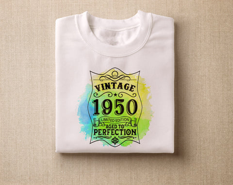 75th Birthday Sublimation Designs Bundle, 6 75th Birthday PNG Files, 75 And Fabulous PNG, Cheers To 75 Years PNG, Hello Seventy Five PNG, Vintage 1950 PNG Sublimation HappyDesignStudio 